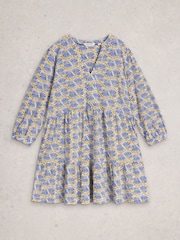 White Stuff Blue 100% Cotton Marta Tunic - Image 5 of 6