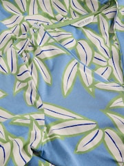 White Stuff Blue Megan Jersey Dress - Image 6 of 6
