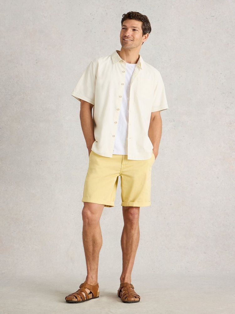 White Stuff Yellow Sutton Chino Shorts - Image 1 of 4