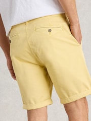 White Stuff Yellow Sutton Chino Shorts - Image 3 of 4