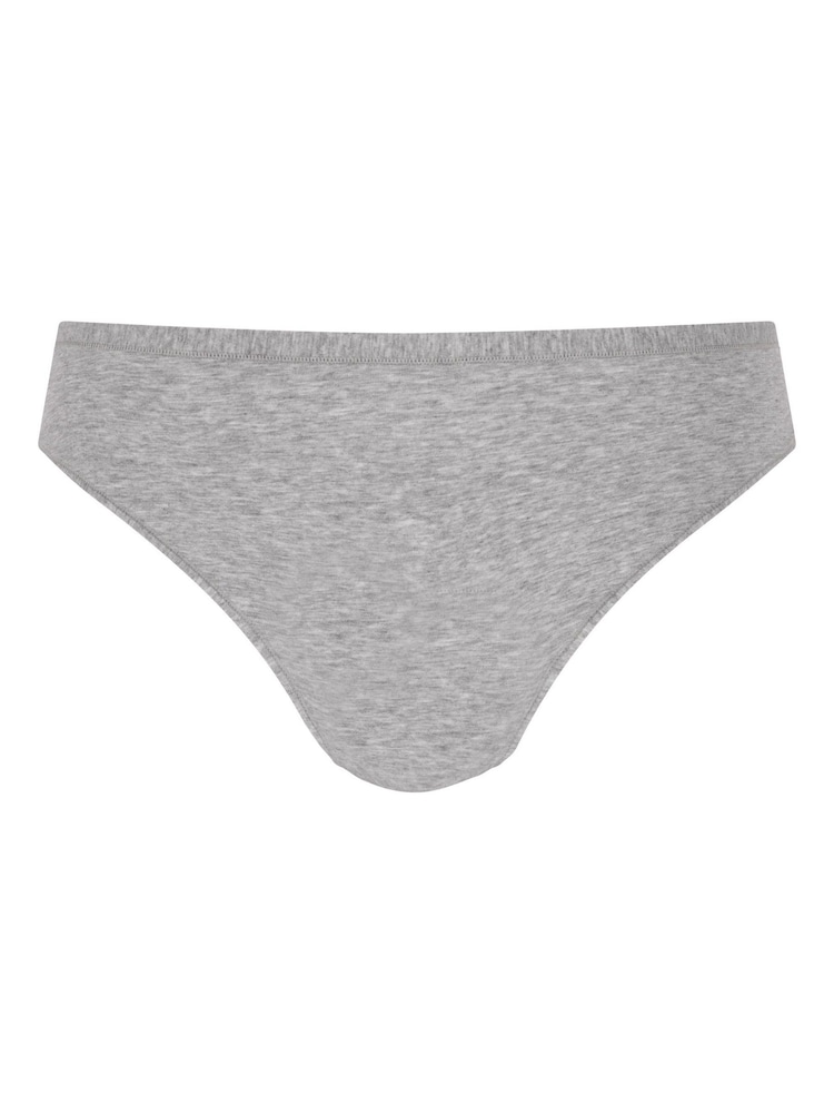 Hunkemöller Grey Cotton Brazilian Knickers - Image 5 of 5 Hunkemöller Grey Cotton Brazilian Knickers - Image 5 of 5