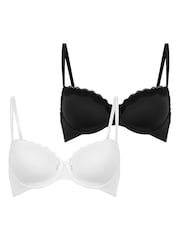 Hunkemöller Lola Padded Underwired Bras 2 Pack - Image 1 of 1