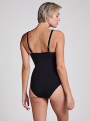 Hunkemöller Shaping Scallop Black Swimsuit - Image 3 of 5