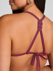 Hunkemöller Red Marrakech Padded Underwired Bikini Top - Image 2 of 4