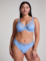 Hunkemöller Blue Brazilian Diva Knickers - Image 1 of 5