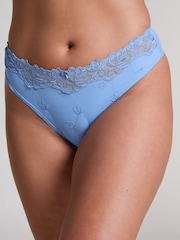 Hunkemöller Blue Brazilian Diva Knickers - Image 2 of 5