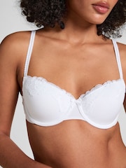 Hunkemöller Black & White Secret Lace Padded Underwired Bras 2 Pack - Image 4 of 5