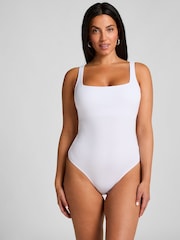 Hunkemöller Grey Rib Body - Image 1 of 5