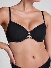 Hunkemöller Holbox Black Bikini Top - Image 2 of 5