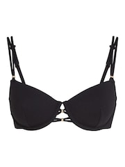 Hunkemöller Holbox Black Bikini Top - Image 4 of 5