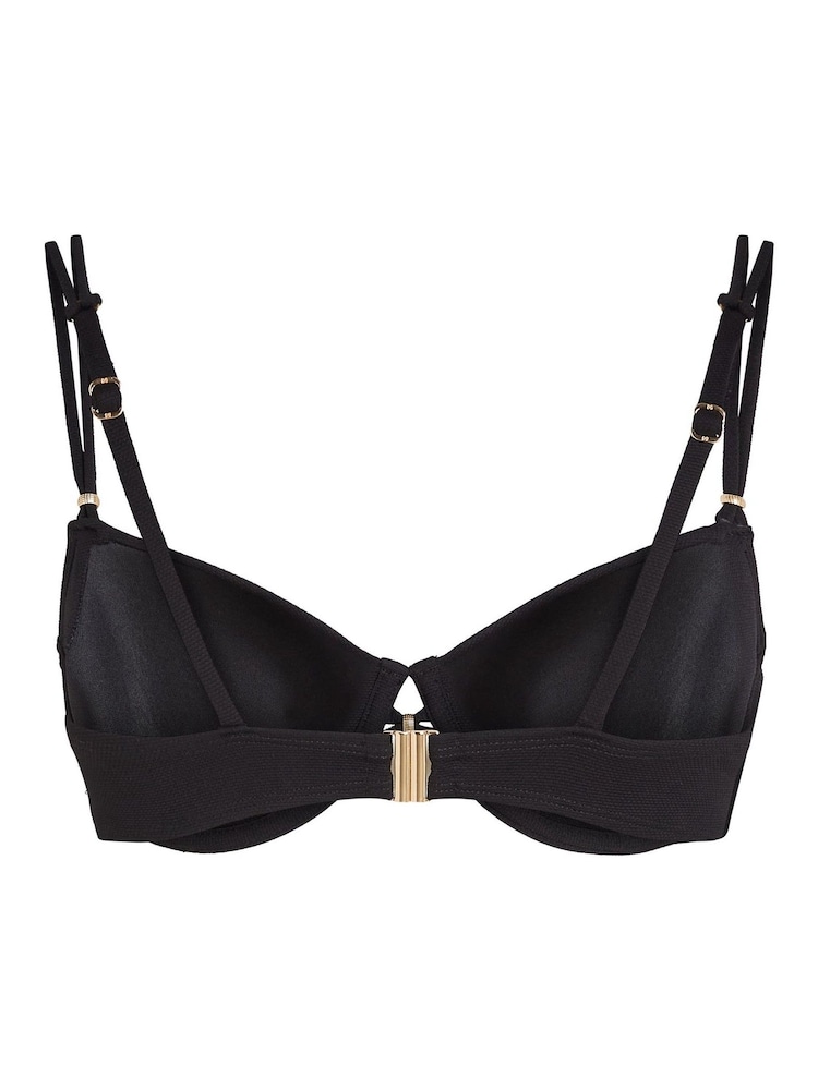 Hunkemöller Holbox Black Bikini Top - Image 5 of 5