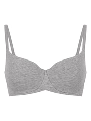 Hunkemöller Grey Cotton Padded Underwired Bra - Image 4 of 5