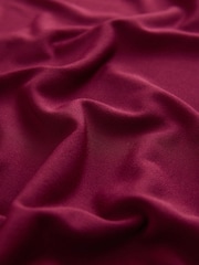 Burgundy Sleeveless Hardware Drape Top - Image 7 of 8