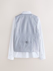 Gris - Baker by Ted Baker Waistcoat, Shirt And Tie Set - Imagen 2 de 10