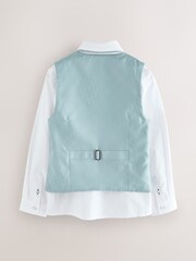 Verde - Baker by Ted Baker Waistcoat, Shirt And Tie Set - Imagen 2 de 8