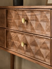 Dark Lloyd Solid Mango Wood 6 Drawer Sideboard - Image 5 of 9