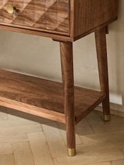 Dark Lloyd Solid Mango Wood 6 Drawer Sideboard - Image 6 of 9