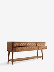 Dark Lloyd Solid Mango Wood 6 Drawer Sideboard - Image 9 of 9