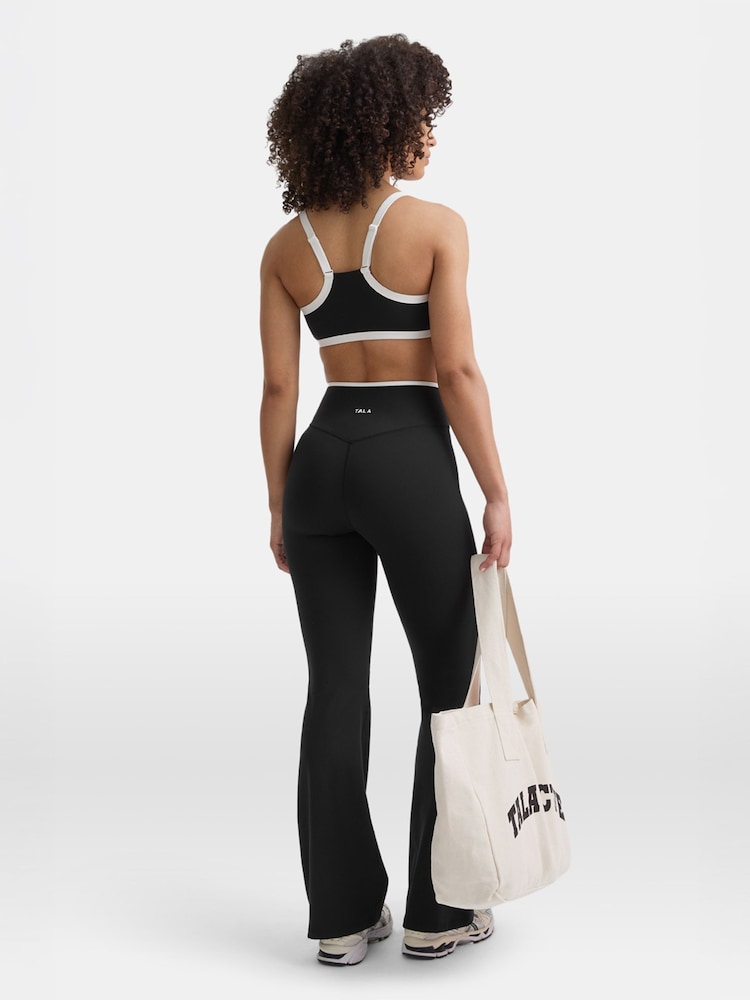 TALA Contrast Trim Wrap Flare Leggings - Imagen 2 de 2