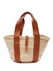 Chloe Neutral Basket - Small Tote - Image 1 of 7