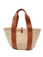 Chloe Neutral Basket - Small Tote - Image 2 of 7