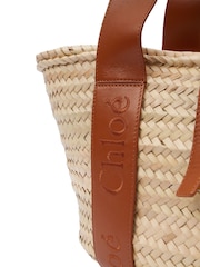 Chloe Neutral Basket - Small Tote - Image 5 of 7