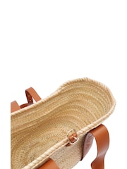 Chloe Neutral Basket - Small Tote - Image 6 of 7