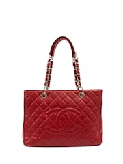 Chanel Red Grand Shopping Tote - Image 1 of 7