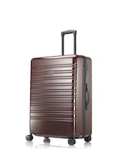 Tripp Red Large Graphite Emboss Horizon Suitcase - Image 2 of 4