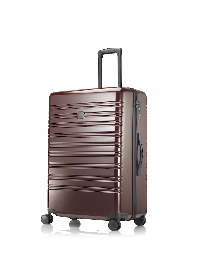Tripp Red Large Graphite Emboss Horizon Suitcase - Image 2 of 4