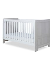 Ickle Bubba Ash Grey White Pembrey Cot Bed - Image 2 of 6