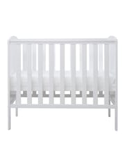 Ickle Bubba White Coleby Space Saver Cot and Fibre Mattress - Image 4 of 6