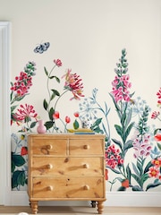 Joules Cream Permaculture Garden Crème Mural 3m x 2.8m - Image 1 of 4