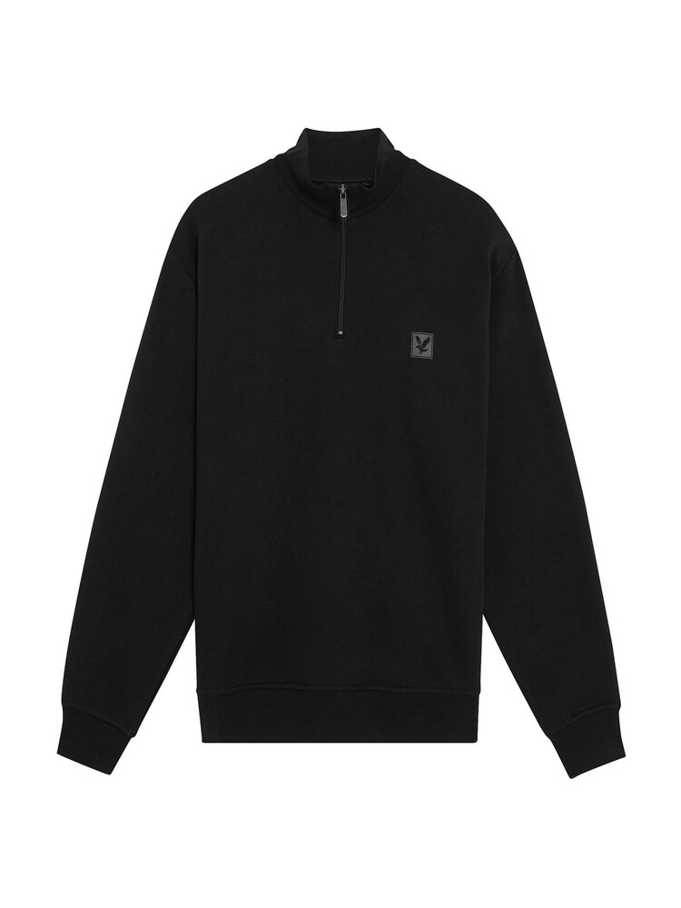 Lyle & Scott Black Loungewear 1/4 Zip Sweat top - Image 1 of 1