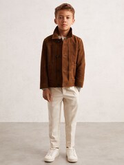 Reiss Devonshire Suede Worker Jacket - Bild 1 von 4