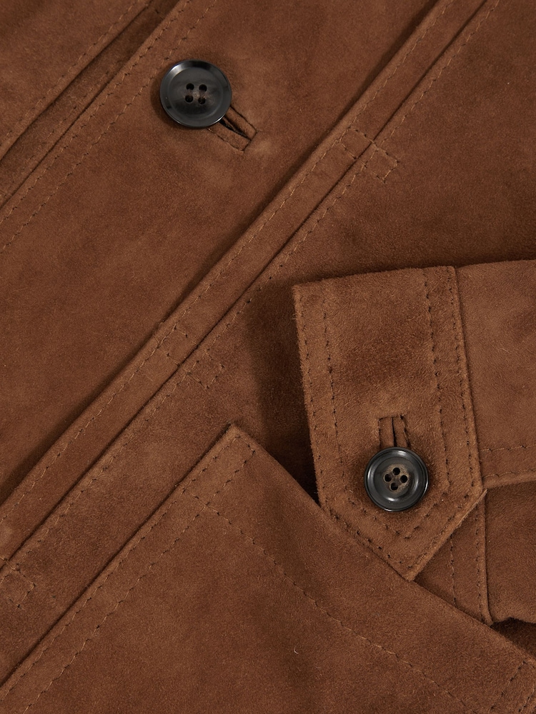 Reiss Devonshire Suede Worker Jacket - Bild 4 von 4