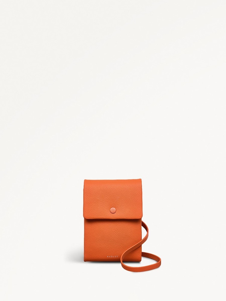 Radley Medium Orange Mallow Street Phone Cross-Body Bag - Image 1 of 5