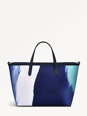 Radley Medium Blue Southwell Gardens Stripe Open Top Grab Bag - Imagem 2 de 5