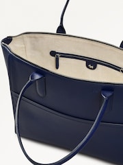 Radley Medium Blue Oak Street Zip Top Tote Bag - Image 4 of 5