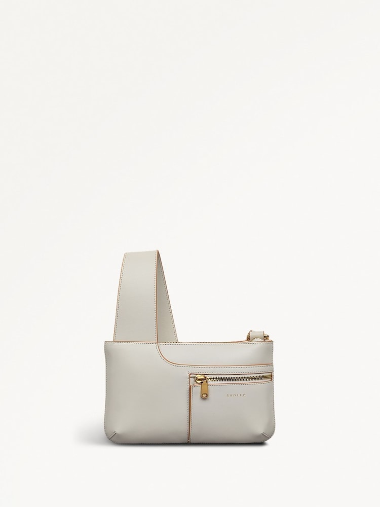 Radley Mini Natural Pockets Zip Top Cross-Body Bag - Image 1 of 5