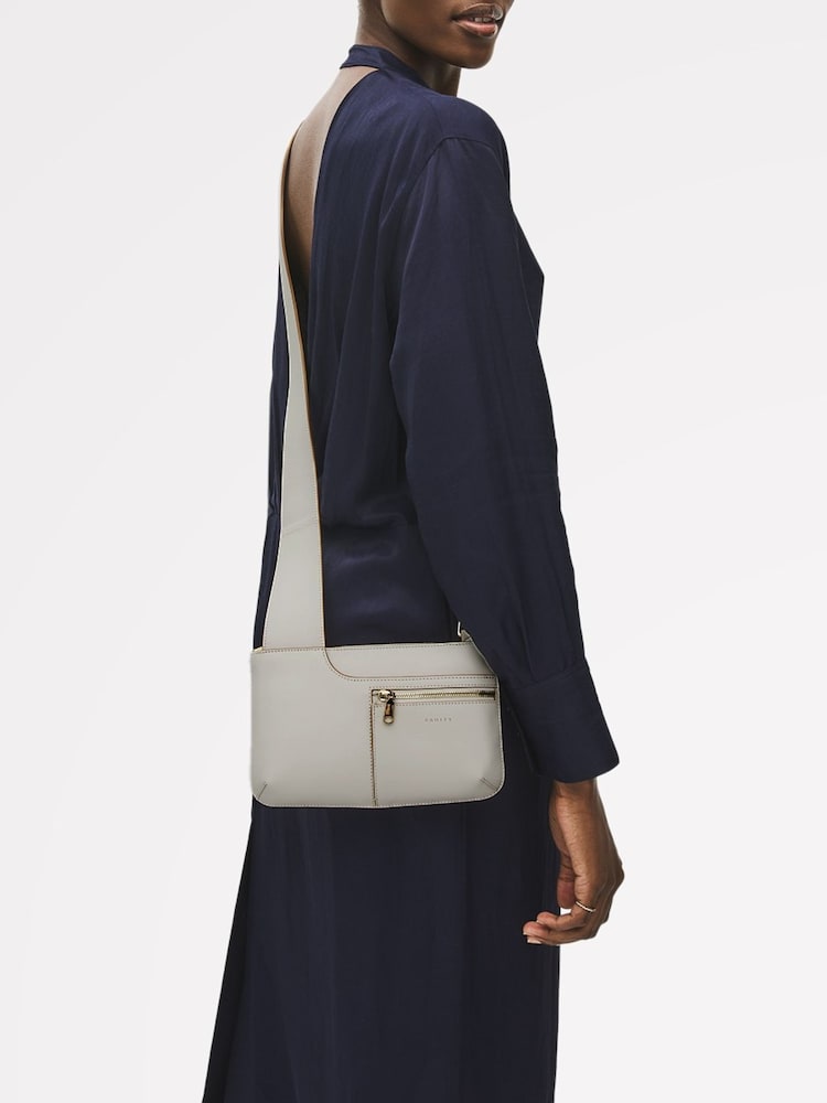Radley Mini Natural Pockets Zip Top Cross-Body Bag - Image 5 of 5