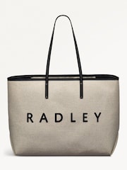 Radley Large Sutherland Row Open Top Tote Black Bag - Image 1 of 5