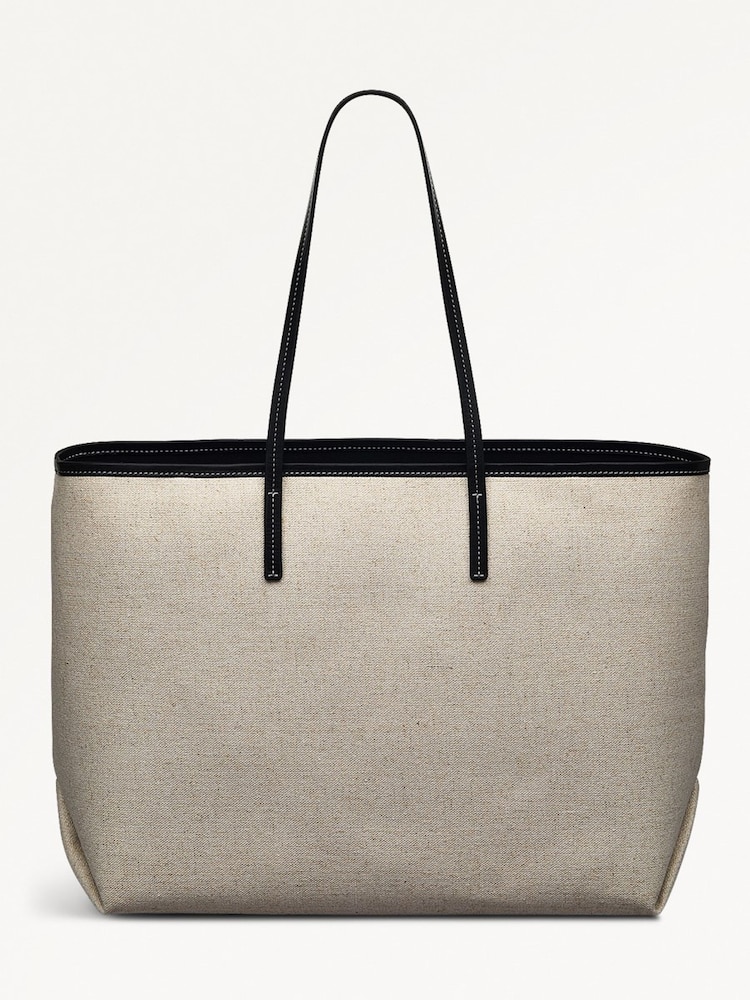 Radley Large Sutherland Row Open Top Tote Black Bag - Image 2 of 5