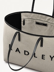 Radley Large Sutherland Row Open Top Tote Black Bag - Image 3 of 5