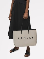 Radley Large Sutherland Row Open Top Tote Black Bag - Image 5 of 5