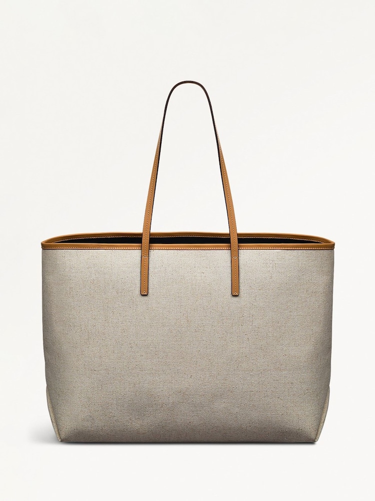 Radley Large Sutherland Row Open Top Tote Brown Bag - Imagem 2 de 5