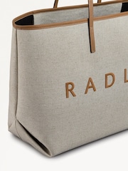 Radley Large Sutherland Row Open Top Tote Brown Bag - Imagem 4 de 5