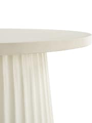 La Redoute Intérieurs Oatmeal Cannelli Cement Fibre Coffee Table - Image 3 of 4