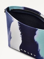 Radley Small Blue Southwell Gardens Stripe Zip Top Cross-Body Bag - Image 5 of 5