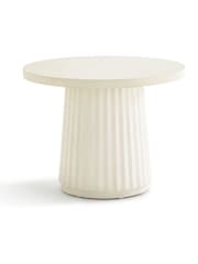 La Redoute Intérieurs Oatmeal Cannelli Cement Side Table - Image 1 of 3